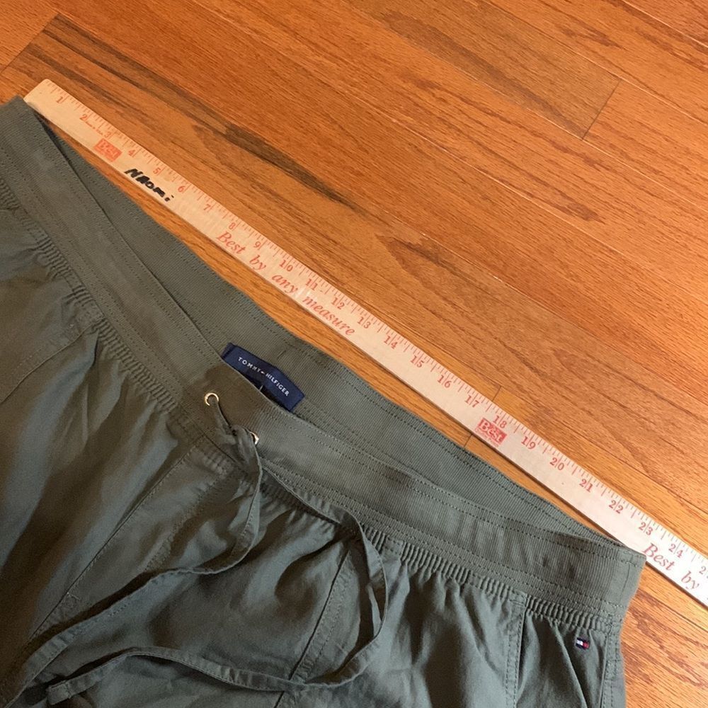 Tommy Hilfiger Sz 3X cargo/jogger cool/comfy olive green pants w/button-up cuff - Picture 7 of 12